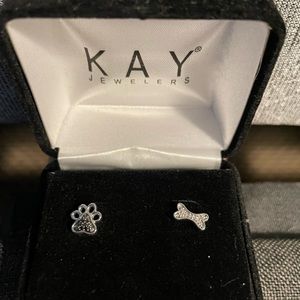 Kay jewelers dog earrings